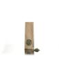 Preview: Blockbodenbeutel 25x8x5cm 250g braun