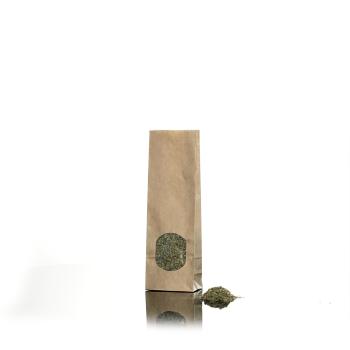 Preview: Blockbodenbeutel 25x8x5cm 250g braun