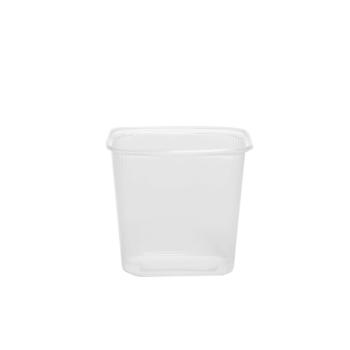 Rechteckbecher 500 ml, 110x80x100 mm, transparent