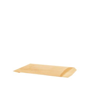 Faltensack 34 x 16,5 cm  braun