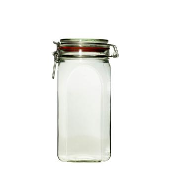 Bügelglas 1550ml weiß Einweg
