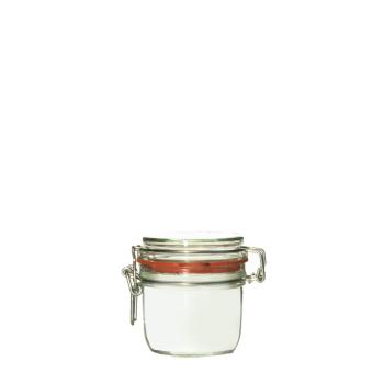 Bügelglas 255ml weiß Einweg
