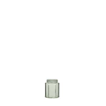 Sechseckglas TO48RA 116ml weiß Einweg