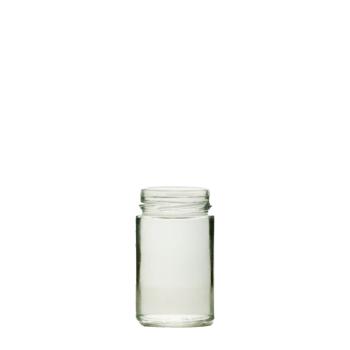 Weithalsglas TO58 deep 212ml weiß Einweg