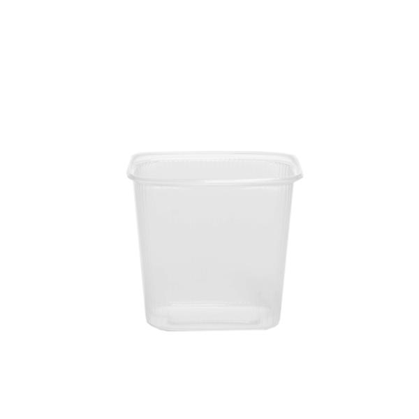 Rechteckbecher 500 ml, 110x80x100 mm, transparent