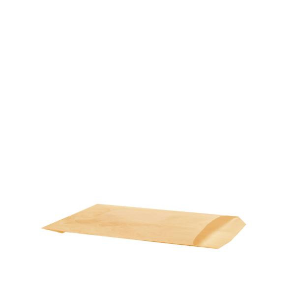Faltensack 34 x 16,5 cm  braun