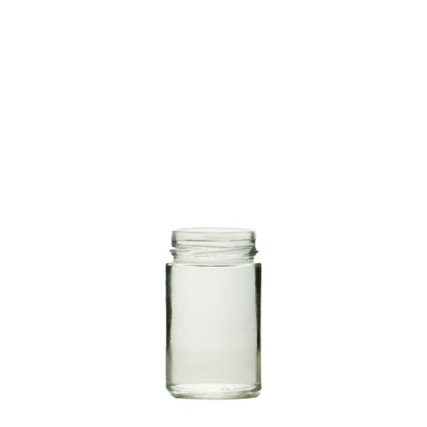 Weithalsglas TO58 deep 212ml weiß Einweg