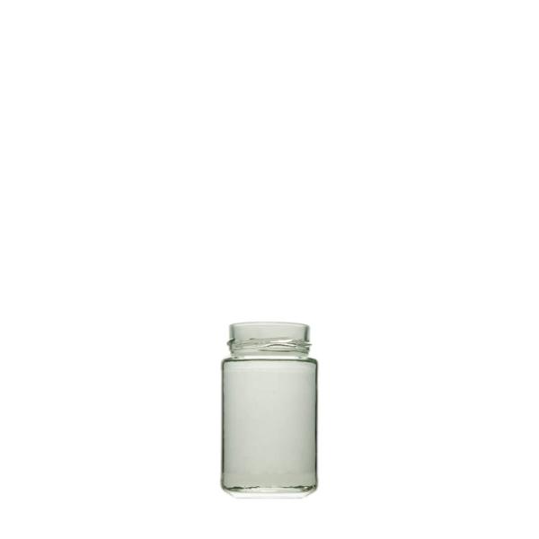 Rundglas TO58 deep 253ml weiß Einweg