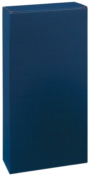 2er Geschenkkarton offene Welle 162x78x363 blau