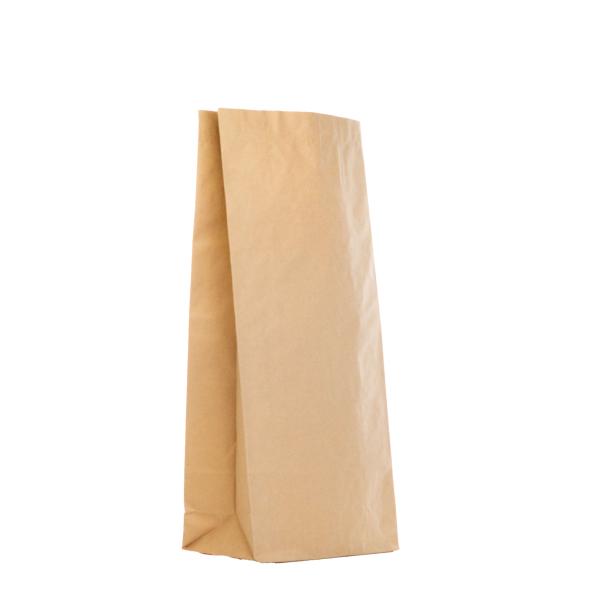 Klotzbodenbeutel 78x49x14 cm Füllmenge 25 kg braun