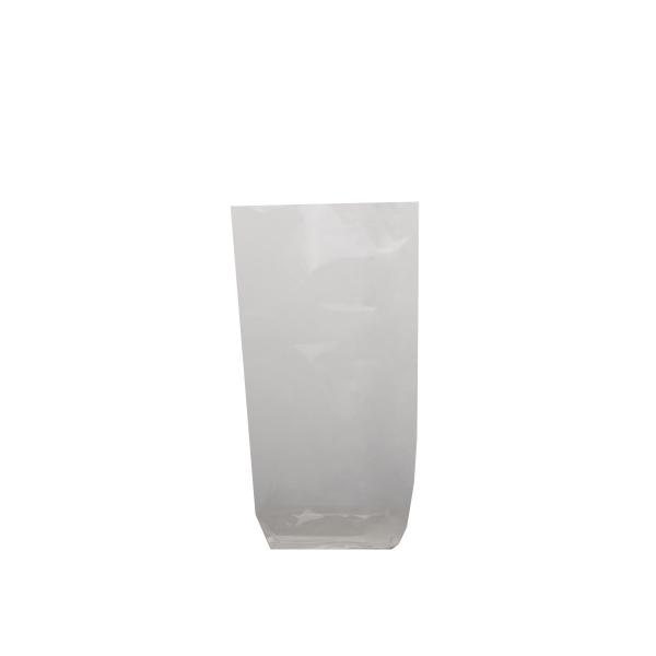 Kreuzbodensack transparent 16x9,5x4 cm