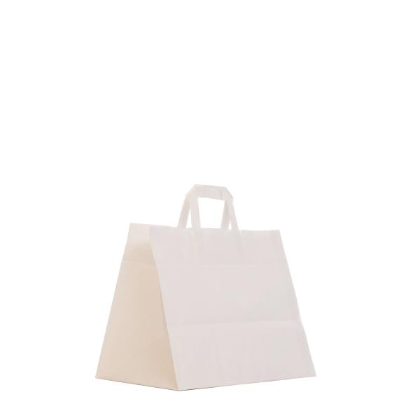 Konditortasche weiß 27x32x21 cm