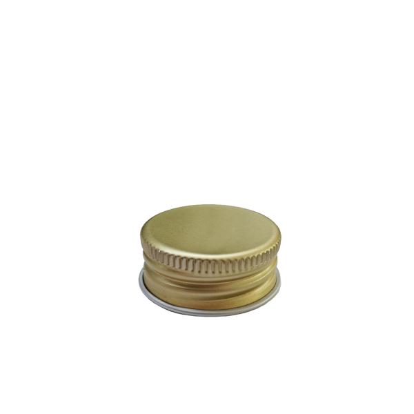 PP 24 Alu vorgerollt mit Rollrand gold
