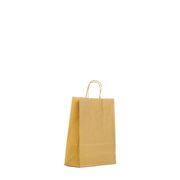 Tragetasche gold 31x22x10 cm